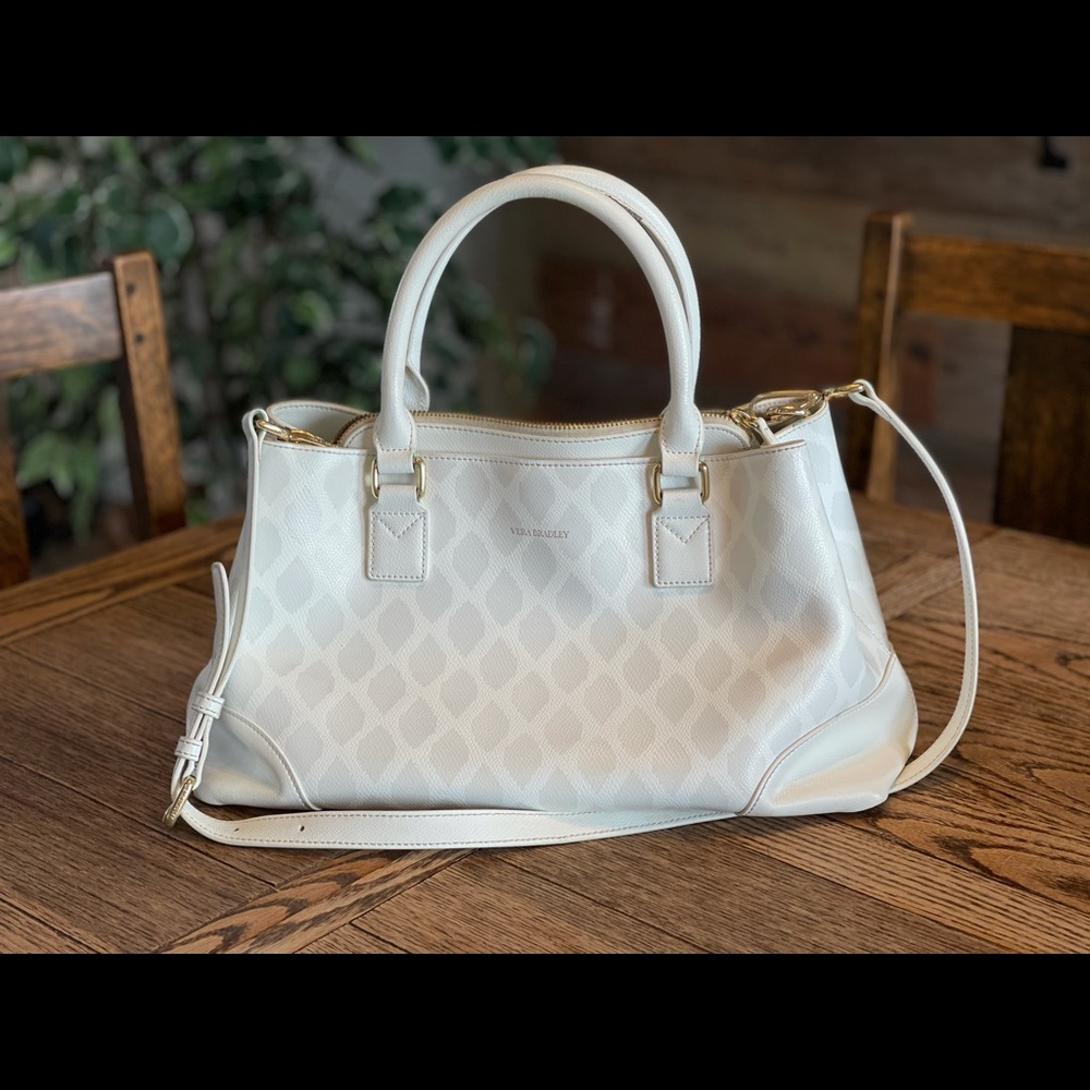 VERA BRADLEY EMMA SATCHEL HANDBAG & WALLET